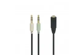 Kabel adapter audio gnizado Jack 3,5mm - 2x wtyk RCA R/L Goobay 0,2m