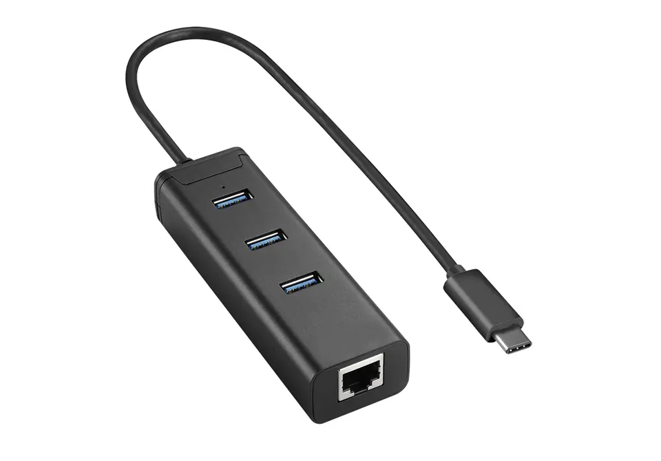 Chargeur Adaptateur Type C USB 3.1 Hub USB-C vers USB 3.0/HD USB-C Digital  AV Multiport