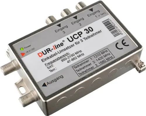 Einkabel DUR-line UCP30 jeden kabel na 3x R-RT-SAT