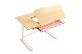 Elektryczne biurko dziecięce OUTLET Spacetronik XD 112x60 cm (różowe)