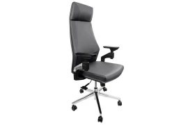 Fotel ergonomiczny biurowy z podłokietnikiem 4D Spacetronik GUNNAR szary