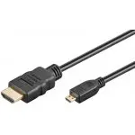 Kabel HDMI - micro HDMI 2.0 4K@60Hz Goobay czarny 3m