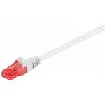 Kabel LAN Patch cord CAT 6 U/UTP biały 3m
