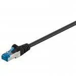 Kabel LAN Patch Cord CAT 6A S/FTP CZARNY 0,5m