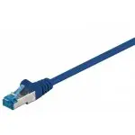 Kabel LAN Patch Cord CAT 6A S/FTP niebieski 1m
