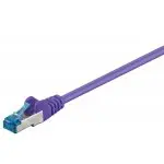 Kabel LAN Patchcord CAT 6A S/FTP fioletowy 0,25m
