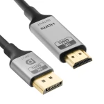 Kabel Przyłącze Premium DP na HDMI 2.1 8K 60Hz 3m Spacetronik KDH-SPA030