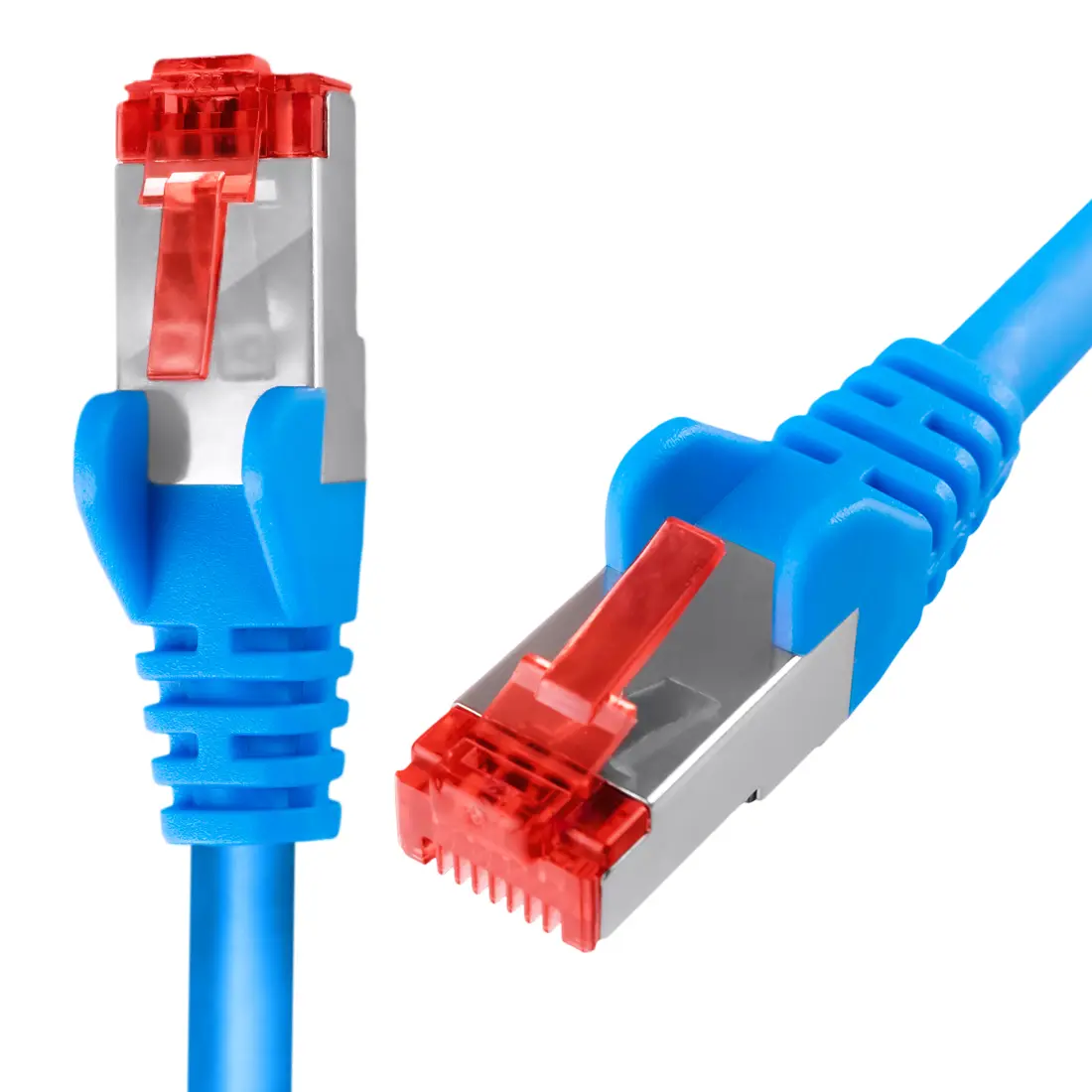 Kabel RJ45 CAT 6 S/FTP AWG27 LSZH niebieski 3m :: DMTrade.pl - internetowy  sklep TV-SAT