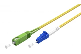 Kabel światłowodowy FOC simplex OS2 SC-APC - LC-UPC Goobay 0,5m