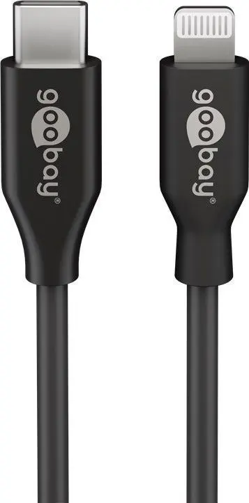 Kabel USB-C - Apple Lightning Plug 8-pin Goobay Czarny 0,5m