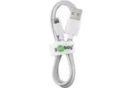 Kabel USB-C - USB typu A 2.0 Goobay Biały 1m