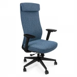 Krzesło biurowe ergonomiczne Spacetronik HAVARD-01 niebieskie OUTLET