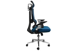 Krzesło biurowe ergonomiczne Spacetronik BARD niebieskie OUTLET
