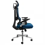Krzesło biurowe ergonomiczne Spacetronik BARD niebieskie OUTLET