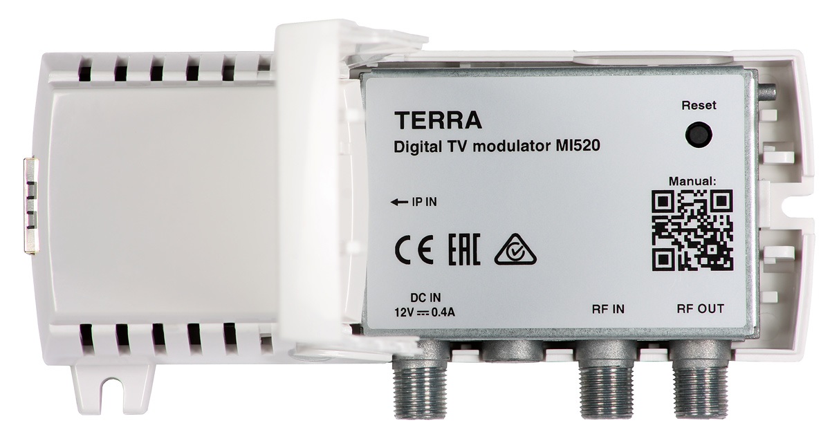 Modulator IP - 2x DVB-T/C (2 multipleksy) Terra MI520P