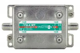 Odgałęźnik Polytron Multitap 5-1000 MHz FA-4 MT 13/14/15/16 dB
