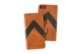 Portfel + etui na telefon MOC Velcro m-Leather Wallet na iPhone 6/7/8 Brown OUTLET