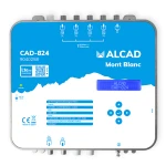 Programowalny wzmacniacz ALCAD CAD-824 4xUHF/BIII-BI/FM
