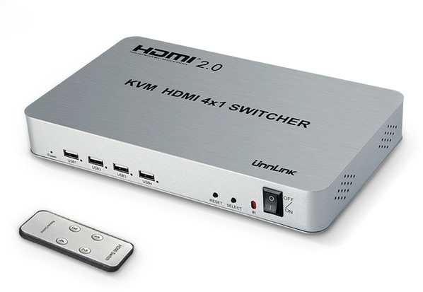 KVM HDMI 4x1 SWITCHER