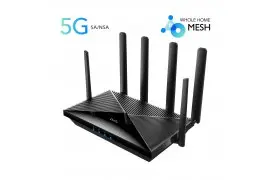 Router 5G na kartę sim SA / NSA WiFi 6 CPE AX3000 dual SIM WAN VPN Open WRT Cudy P5