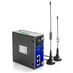 Router przemysłowy 4G LTE Dual Sim IoT 10/100Mbps 2x LAN na szynę DIN RS232 RS485 Spacetronik SIR322