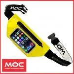 Sportowa saszetka nerka na telefon MOC Waist Bag yellow