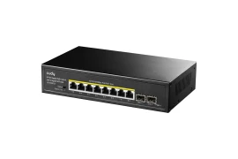 Switch LAN PoE+ przełącznik LAN 8x 1Gbps 2x porty SFP 120W Cudy GS1008PS2