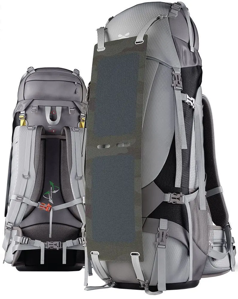 Wodoodporny plecak Ghostek NRGcamper Series 60L z baterią solarną i  powerbankiem 16 000 mAh