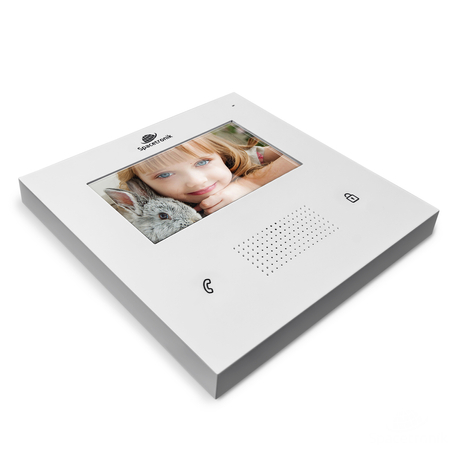 Wideodomofonowy zestaw czterorodzinny z monitorami 4,3" Spacetronik DiO
