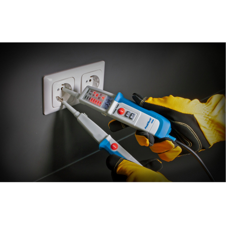 Tester napięcia PeakTech 1096 AC/DC z testem RCD - zdjęcie 2