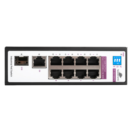 SWITCH 8-portowy SP-SGI108SP2 Przemysłowy PoE SFP - zdjęcie 2