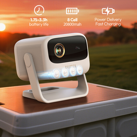 Projektor przenośny DLP WiFi 1080p GoogleTV BYINTEK Ufo U90 - zdjęcie 2