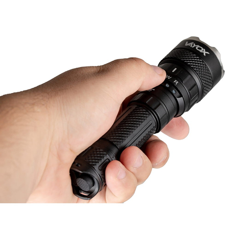 Latarka taktyczna 3-kolor 15W 1500lm VAYOX VA0099 - zdjęcie 2