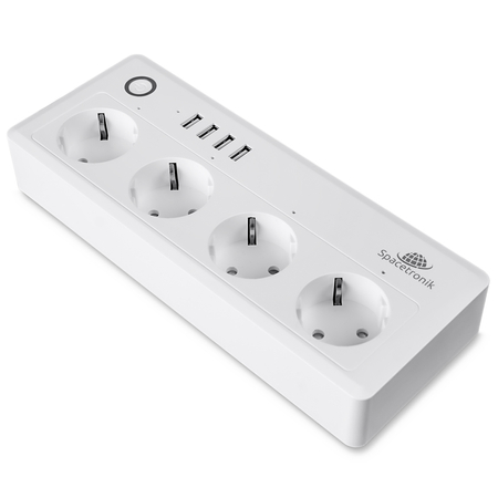 Listwa zasilająca prądowa z USB sterowana Wi-Fi Spacetronik Smart Life SL-PS26