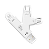 Czytnik kart pamięci SD microSD 4w1 USB USB-C Lightning microUSB SPU-CR01