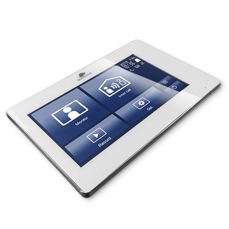 Zestaw wideodomofonowy jednorodzinny z monitorem dotykowym 7" Spacetronik DiO