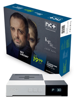 Usługa nc+ telewizja na kartę pakiet Start+ na 1 m-c - dekoder WIFIBOX+ SAGEMCOM DSIW74
