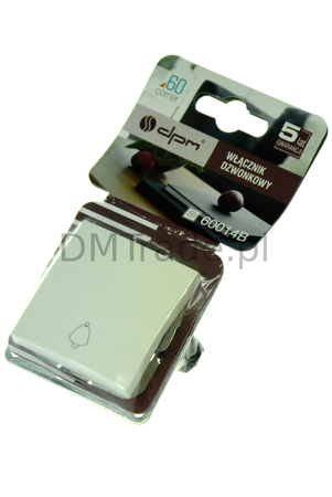 Włącznik dzwonkowy - Corner 60 biały - zdjęcie 2