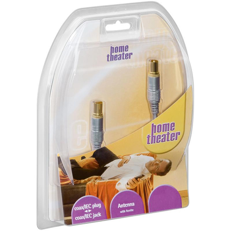 Przyłącze TV IEC złocone HQ Goobay HomeTheater 10m - zdjęcie 2