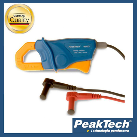 Adapter zaciskowy do multimetra 200A PeakTech 4200 - zdjęcie 2