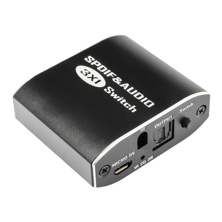 Optyczny rozdzielacz audio SPDIF Toslink 1x3