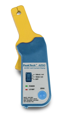 Adapter zaciskowy do multimetra 60A AC/DC PeakTech 4250