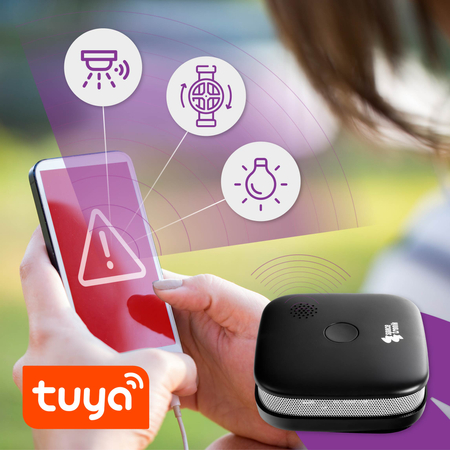 Czujnik dymu Tuya Spacetronik SL-DS03B - zdjęcie 2