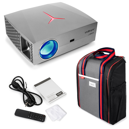 Gamingowy Projektor LED do Gier i Filmów Vivibright F40 4800 lms 1920x1080 px Srebrny