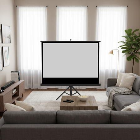 Ekran Projekcyjny ze Statywem 92" 4K Spacetronik - zdjęcie 2