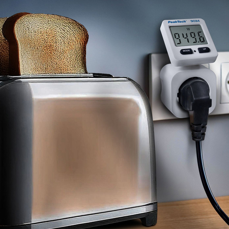 Cyfrowy Licznik Zużycia Energii PeakTech 9034 - zdjęcie 2