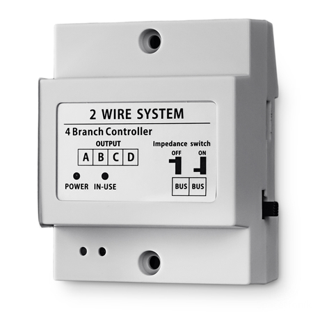 Wideodomofonowy zestaw czterorodzinny z monitorami 4,3" Spacetronik DiO