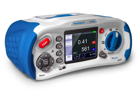 Tester bezpieczeństwa instalacji elektrycznej PeakTech 2755 - zdjęcie 2