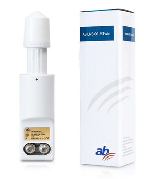 LNB Konwerter Twin AB LNB01 MTwin Multifeed Slim Line 23/40mm