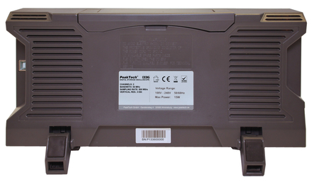 Oscyloskop cyfrowy 2-kanałowy USB 50MHz PeakTech 1336